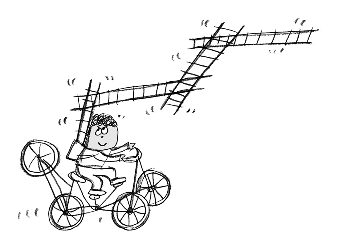 Backpack-ladder