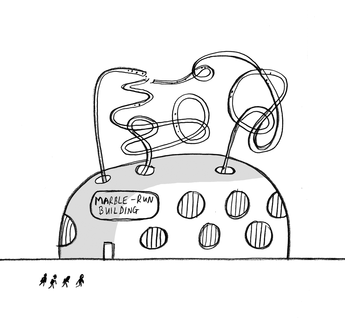 Marble-Run Building