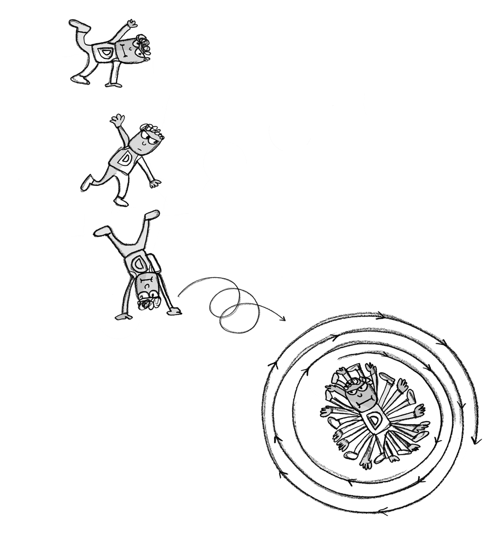 Move #887 (Spinning Cartwheel)